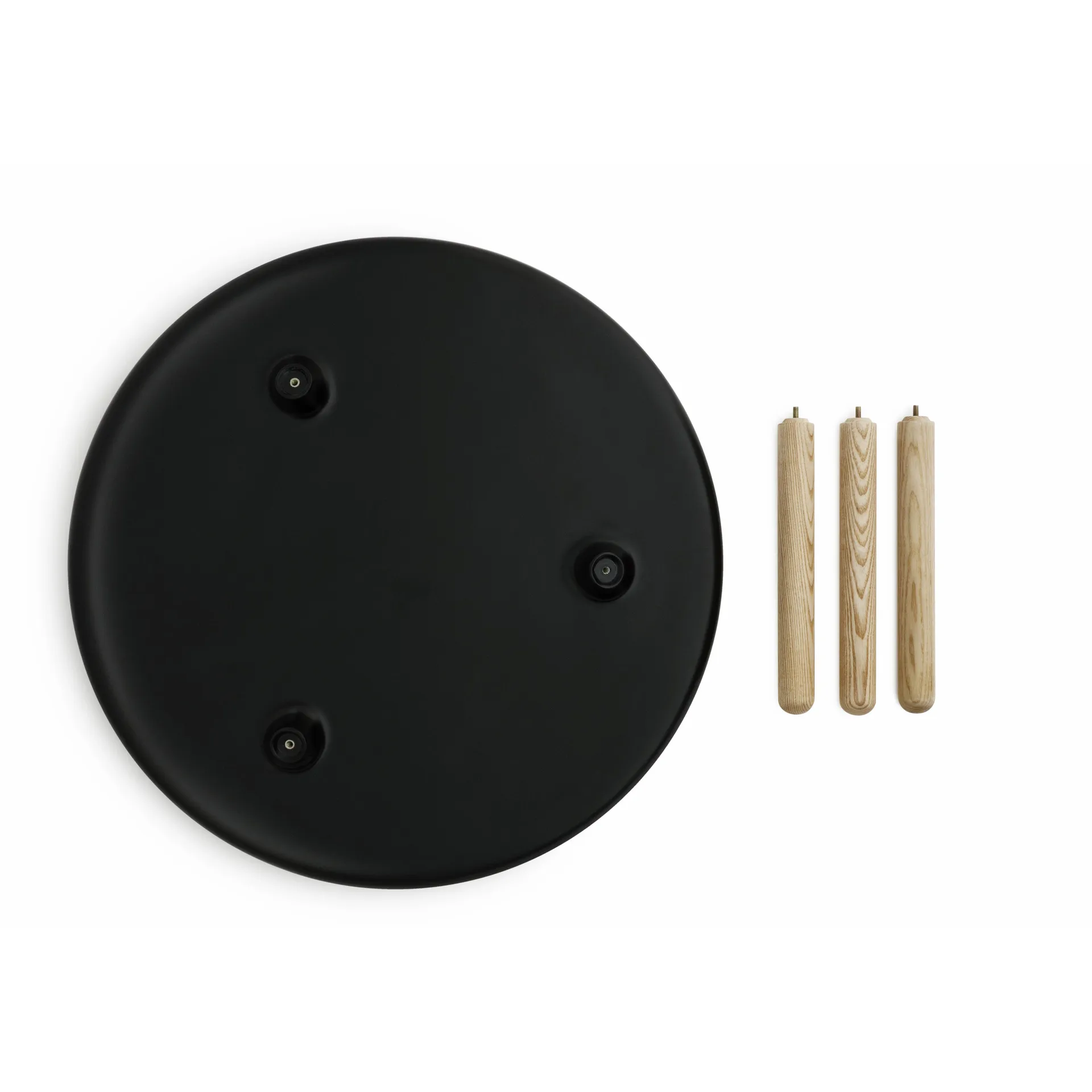 Mesa Normann tablo fresno-negro, pequeño Normann Copenhagen