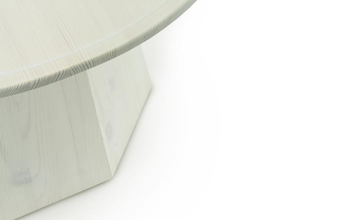 Mesa Pine table large Ø65 cm H: 44,5 cm, Light Green Normann Copenhagen