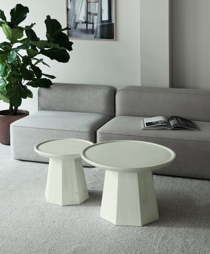 Mesa Pine table large Ø65 cm H: 44,5 cm - Light Green - Normann Copenhagen