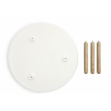 Mesa Tablo, blanco-fresno - pequeña - Normann Copenhagen