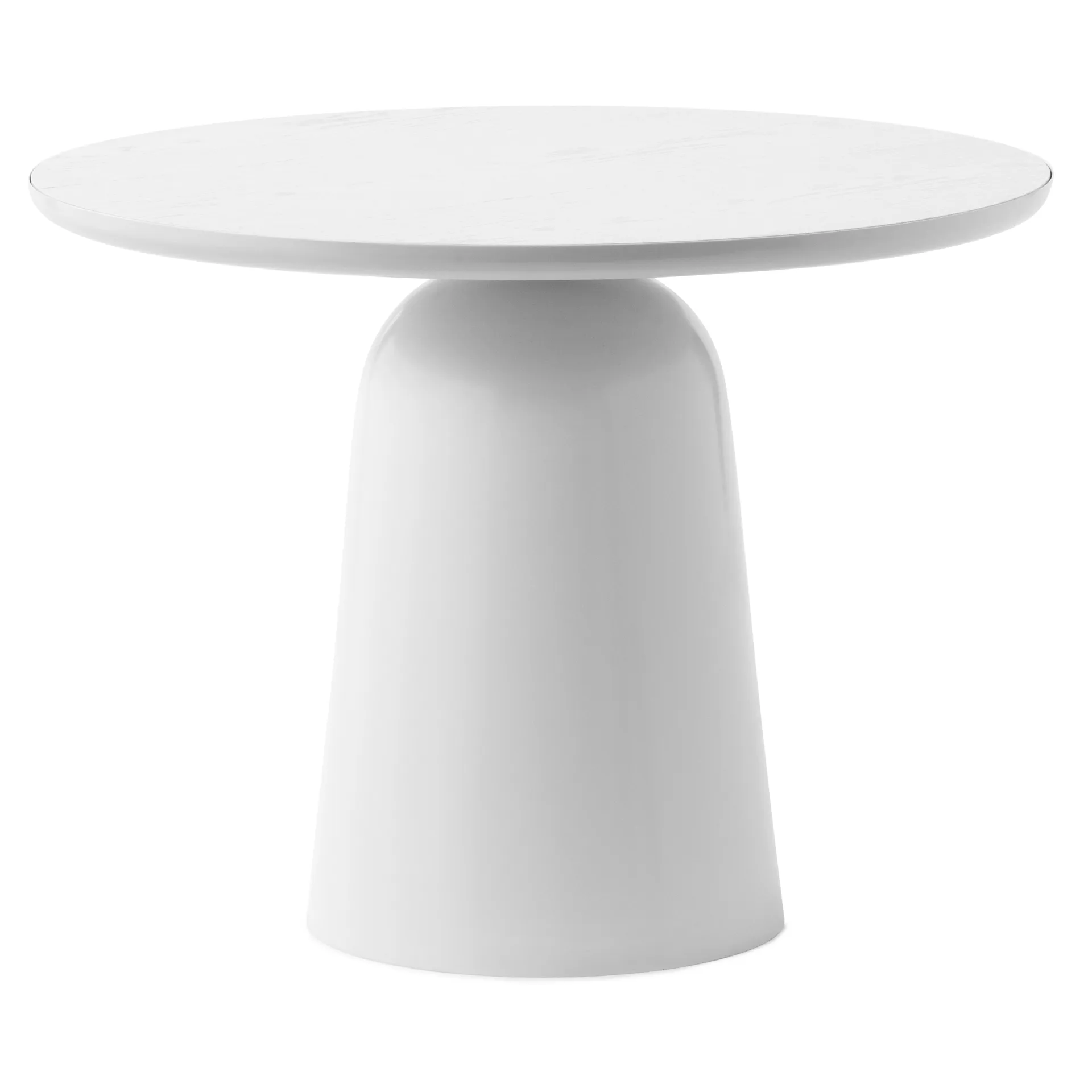 Mesa Turn ajustable Ø55 cm, gris cálido Normann Copenhagen