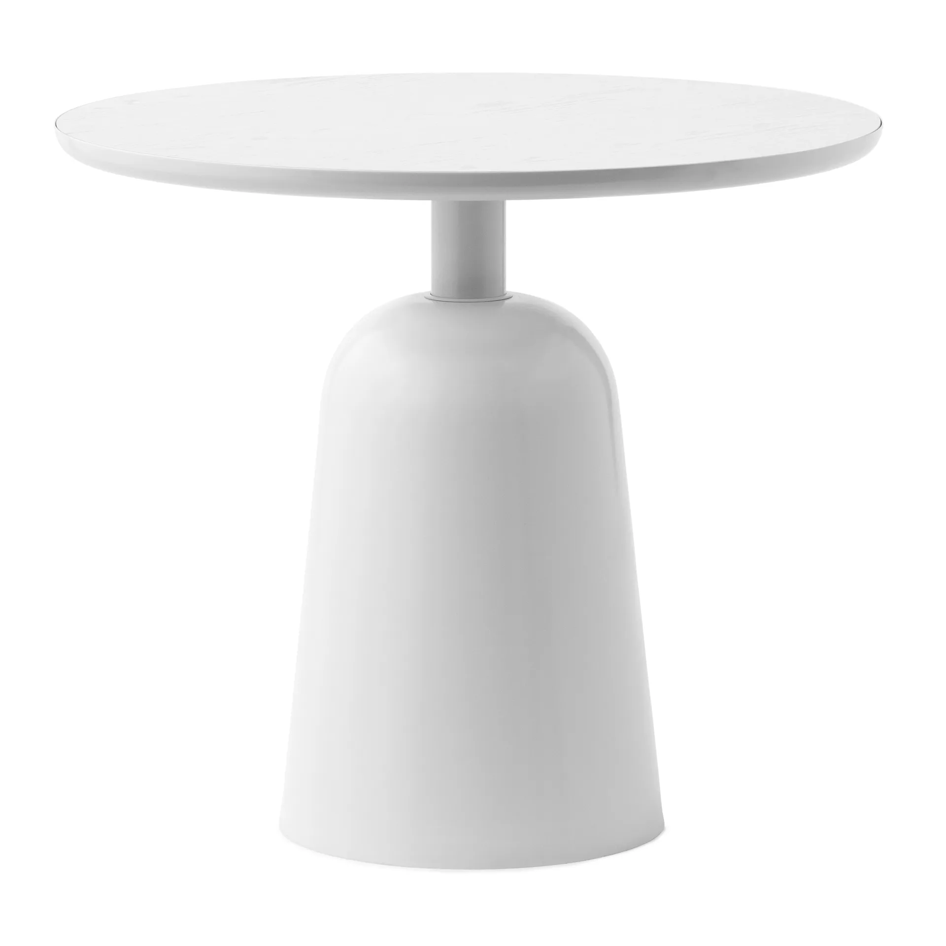 Mesa Turn ajustable Ø55 cm, gris cálido Normann Copenhagen