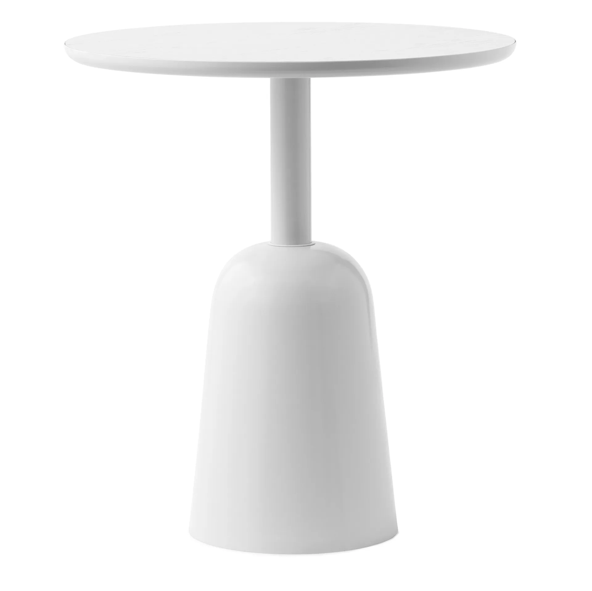Mesa Turn ajustable Ø55 cm, gris cálido Normann Copenhagen