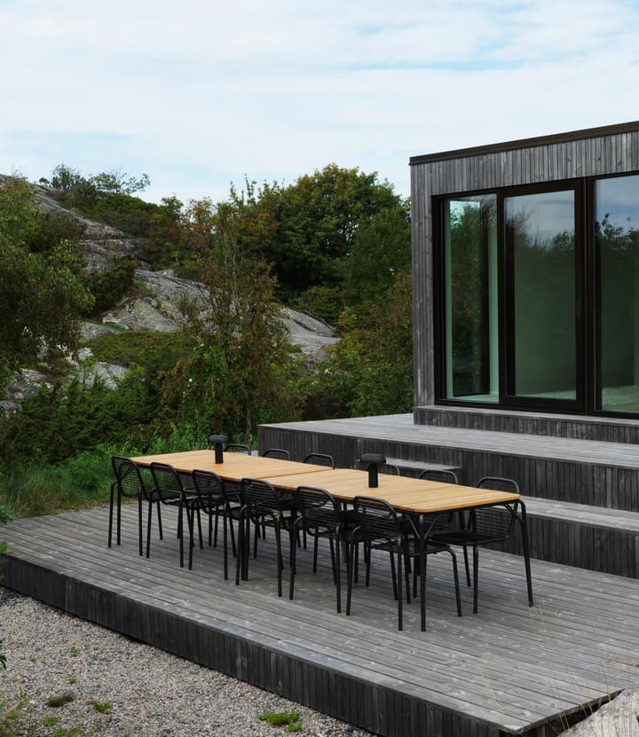 Mesa Vig Robinia 90x200 cm, Black Normann Copenhagen