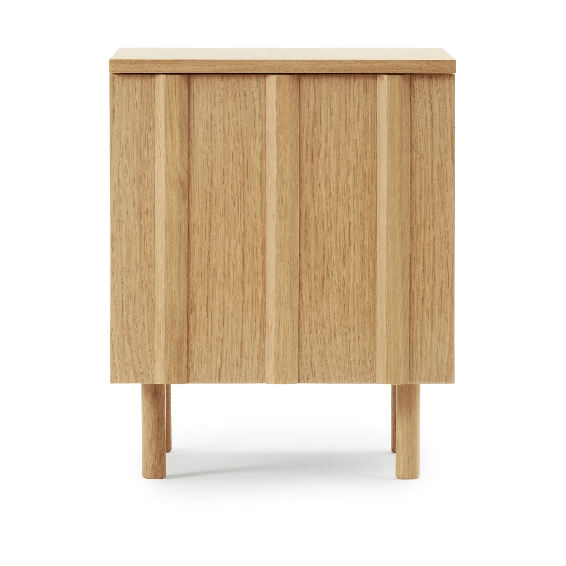 Mesilla de noche Rib , Oak, 52x42x40 cm Normann Copenhagen