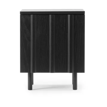 Mesilla de noche Rib  - Soft black, 52x42x40 cm - Normann Copenhagen
