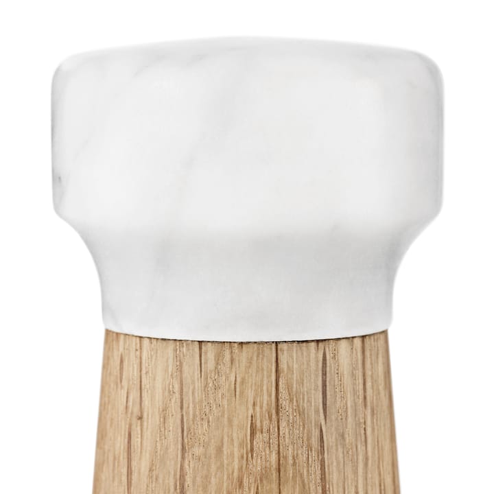 Molinillo de sal Craft roble-mármol blanco, pequeño Normann Copenhagen