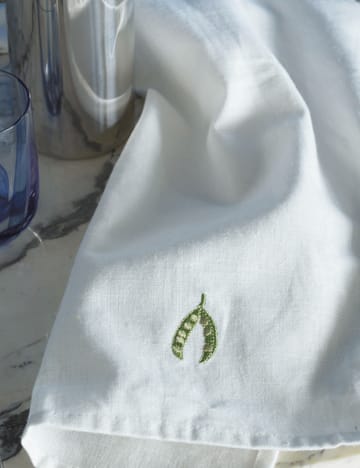 Paño de cocina Yummy 50x70 cm - Peas - Normann Copenhagen
