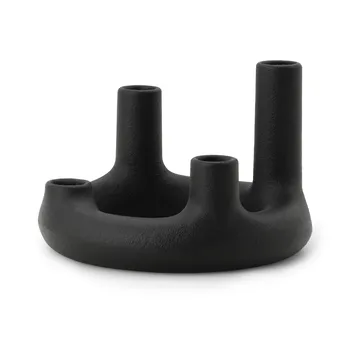 Portavelas Trin - Negro, Ø17,7x11,8 cm - Normann Copenhagen