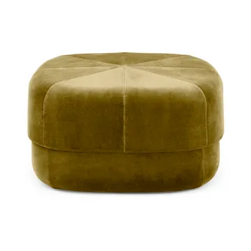 Puf Circus - Velour moss green, large - Normann Copenhagen
