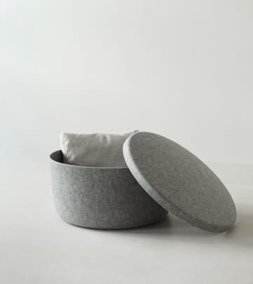 Puf Hide Storage grande - Gris - Normann Copenhagen