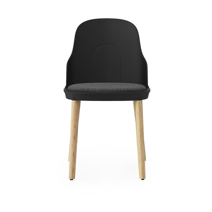 Silla Allez con cojín y patas de roble - Black - Normann Copenhagen