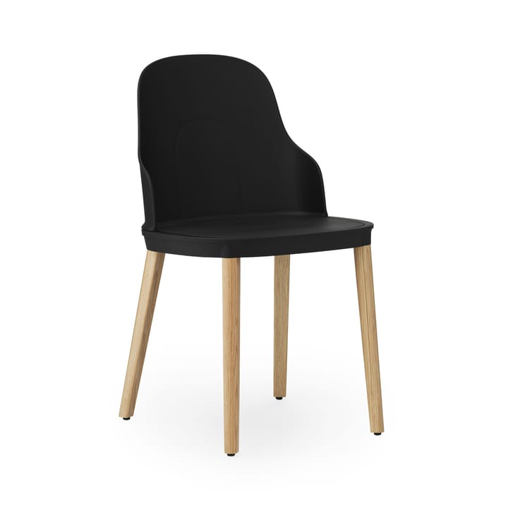 Silla Allez con patas de roble - negro-roble - Normann Copenhagen