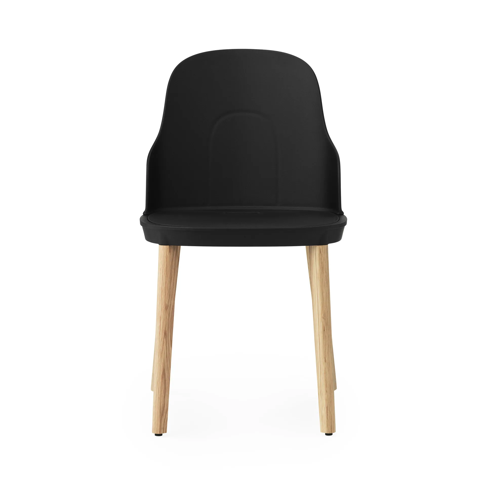 Silla Allez con patas de roble, negro-roble Normann Copenhagen