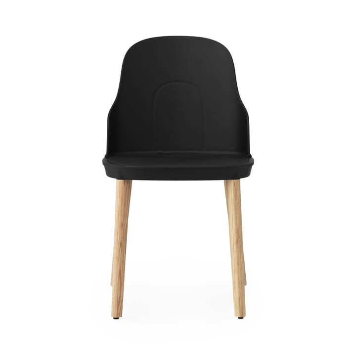Silla Allez con patas de roble, negro-roble Normann Copenhagen