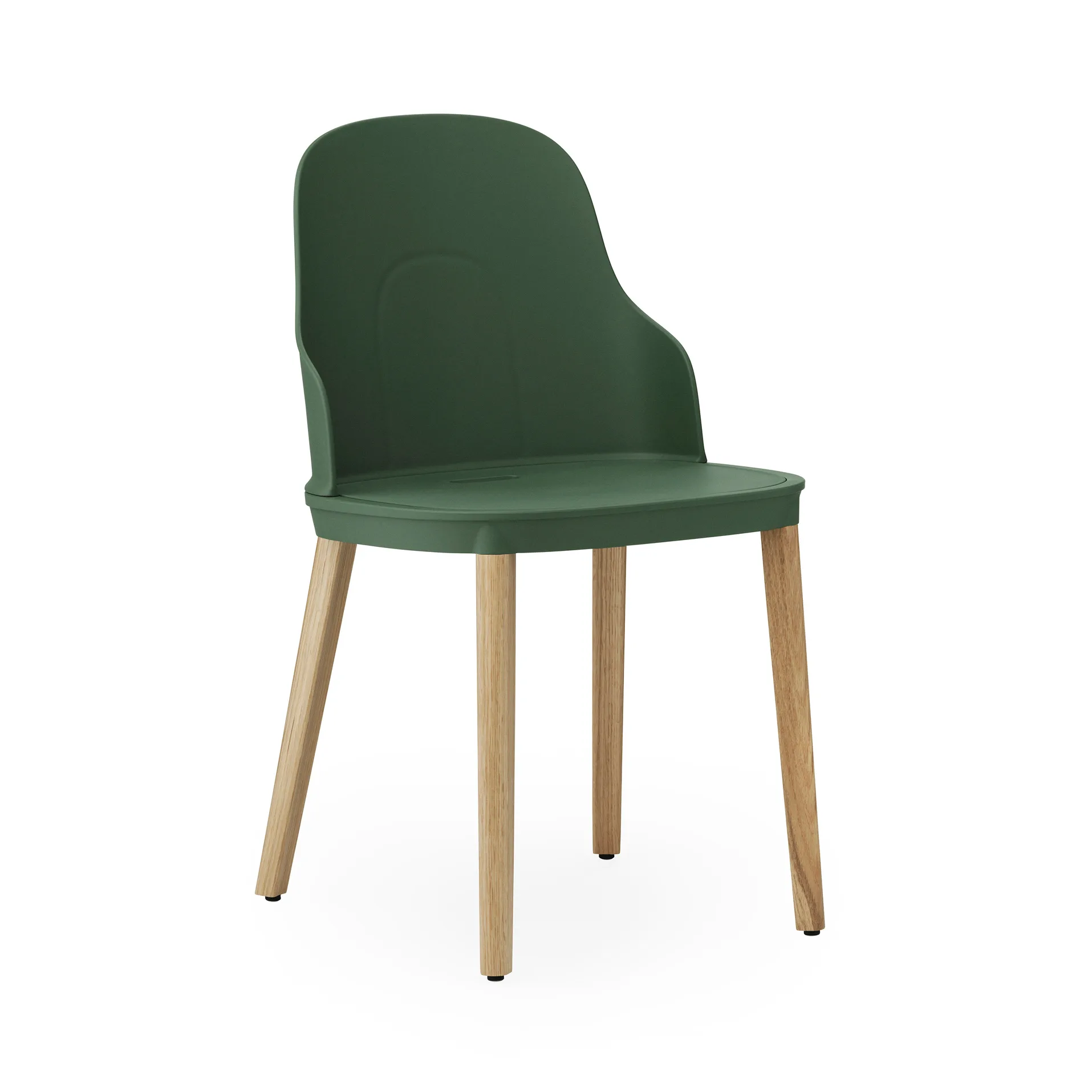 Silla Allez con patas de roble, Park green-roble Normann Copenhagen