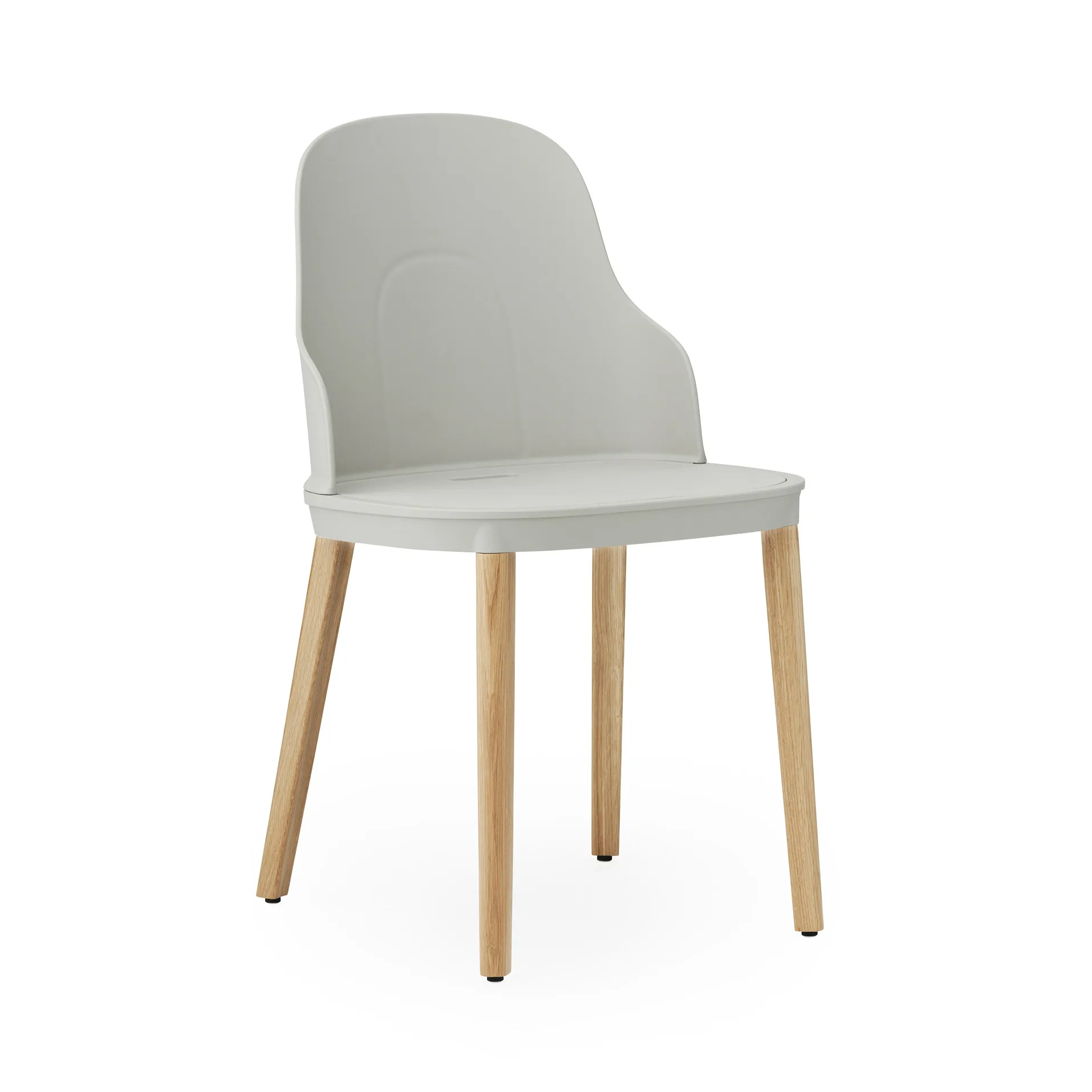 Silla Allez con patas de roble, Warm Grey-roble Normann Copenhagen