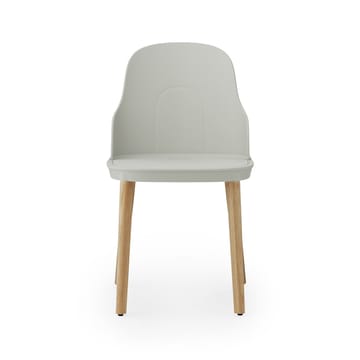 Silla Allez con patas de roble - Warm Grey-roble - Normann Copenhagen