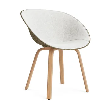 Silla asiento tapizado Mat Armchair - Hallingdal 110-seaweed-beech - Normann Copenhagen