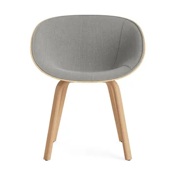 Silla asiento tapizado Mat Armchair - Remix 133-hemp-beech - Normann Copenhagen