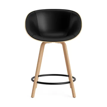 Silla asiento tapizado Mat Bar Armchair 65 cm - Ultra 41599-hemp-beech-black steel - Normann Copenhagen