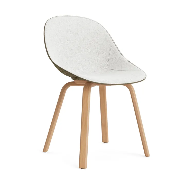 Silla asiento tapizado Mat Chair - Hallingdal 110-seaweed-beech - Normann Copenhagen