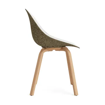 Silla asiento tapizado Mat Chair - Hallingdal 110-seaweed-beech - Normann Copenhagen