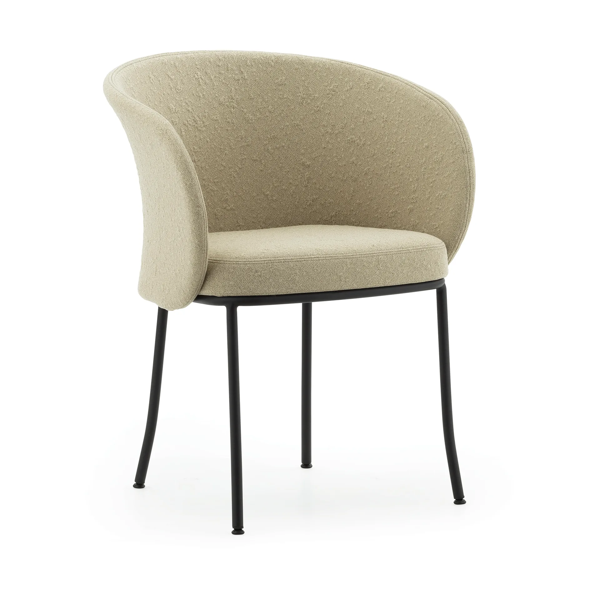 Silla con brazos Knit, Acero negro arena Normann Copenhagen