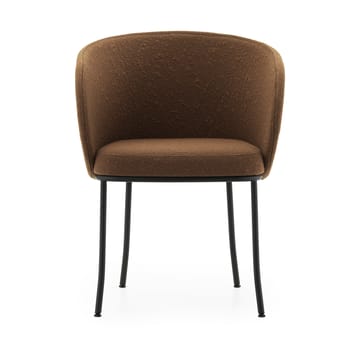 Silla con brazos Knit - Acero negro brandy - Normann Copenhagen