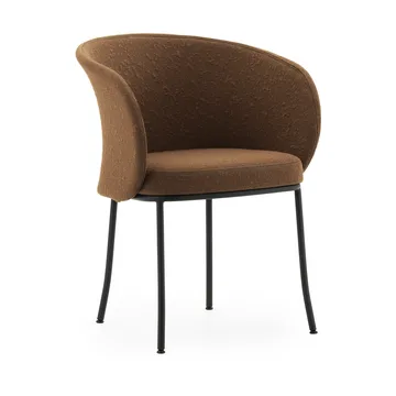 Silla con brazos Knit - Acero negro brandy - Normann Copenhagen