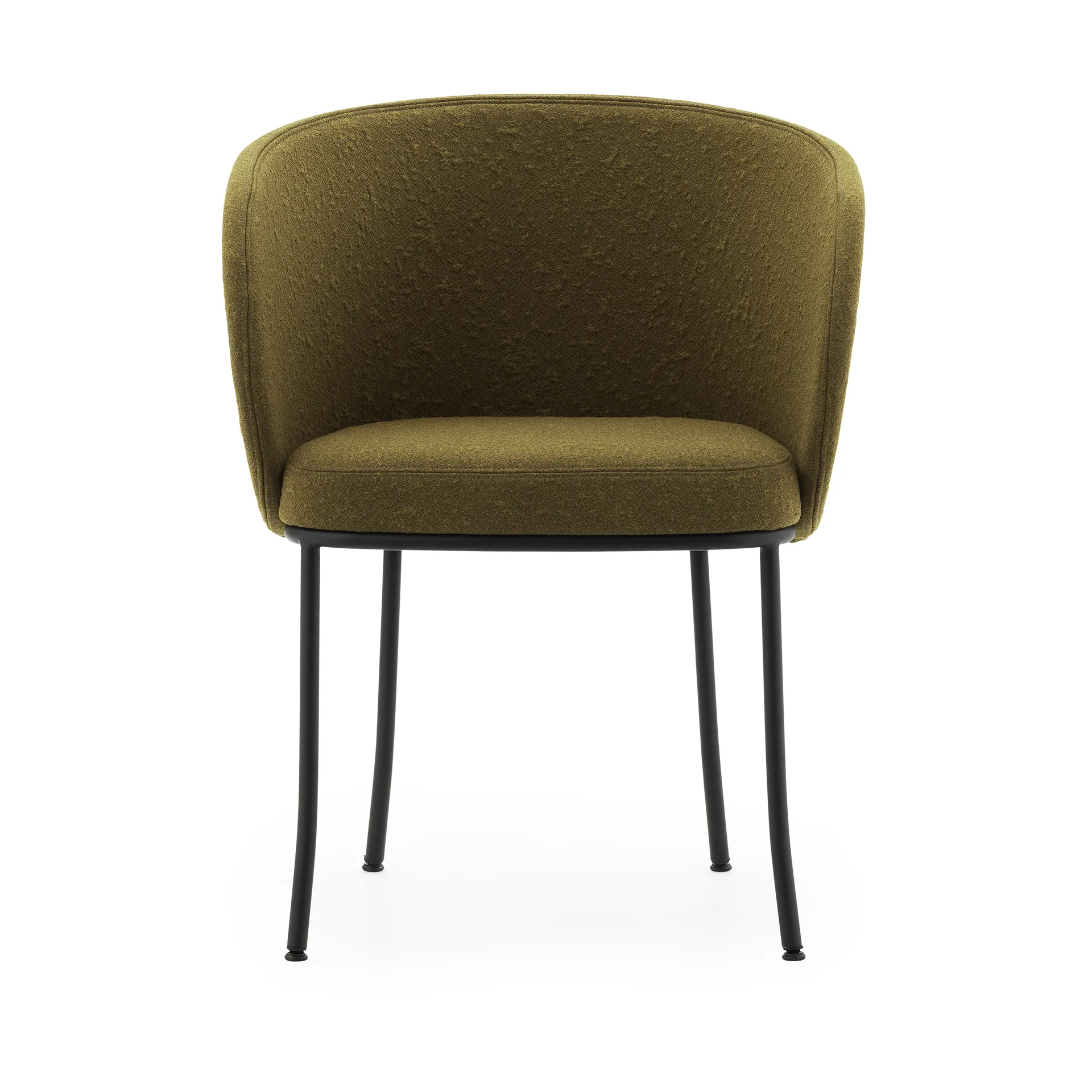 Silla con brazos Knit, Acero negro oliva Normann Copenhagen
