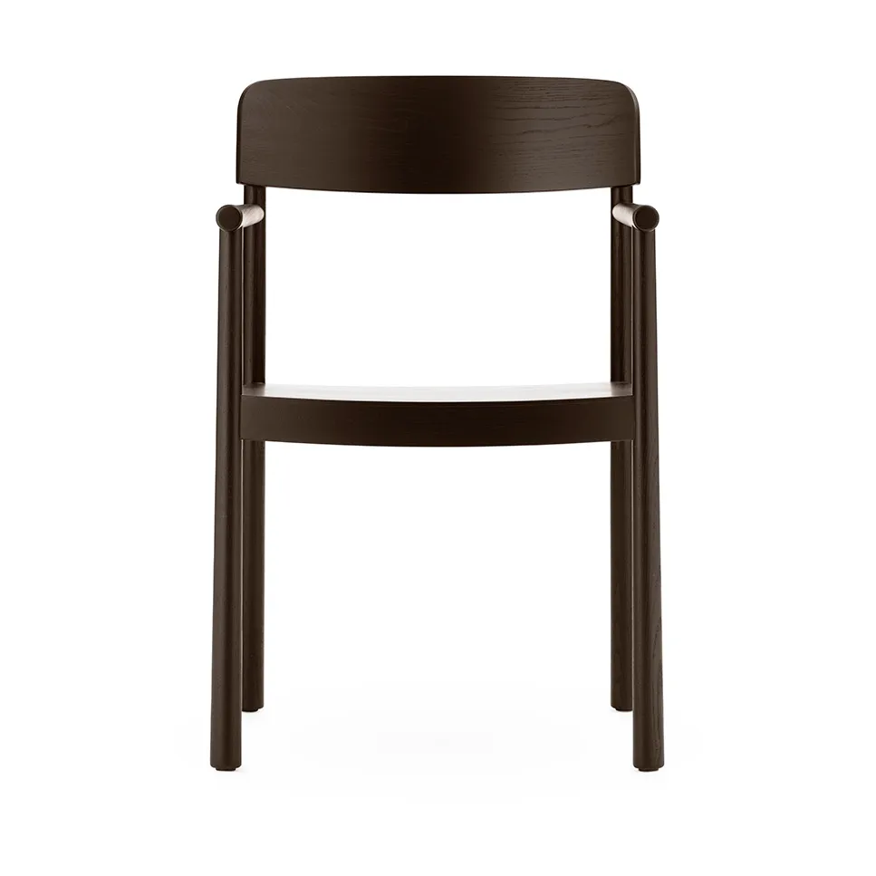 Silla con brazos Timb, Marrón cenizo Normann Copenhagen
