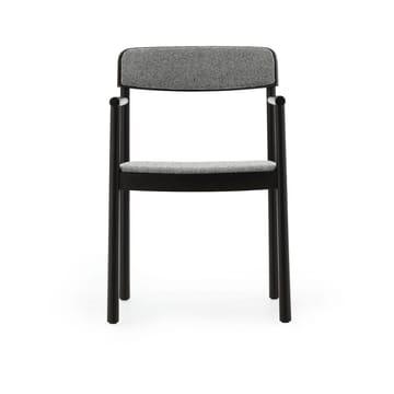 Silla con brazos Timb - Negro cenizo - tejido Hallingdal 166 - Normann Copenhagen