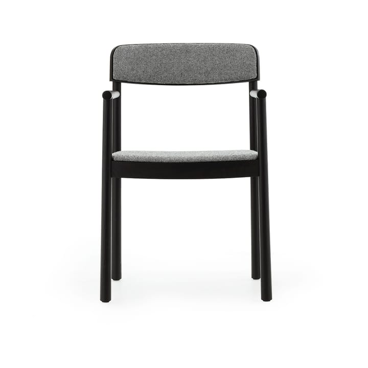 Silla con brazos Timb, Negro cenizo - tejido Hallingdal 166 Normann Copenhagen