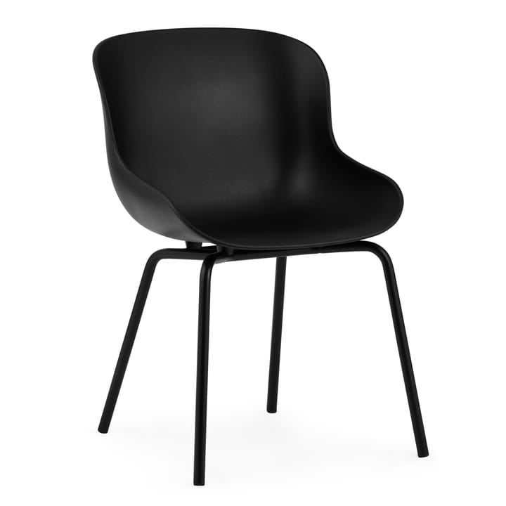 Silla con patas de metal Hyg - Negro - Normann Copenhagen