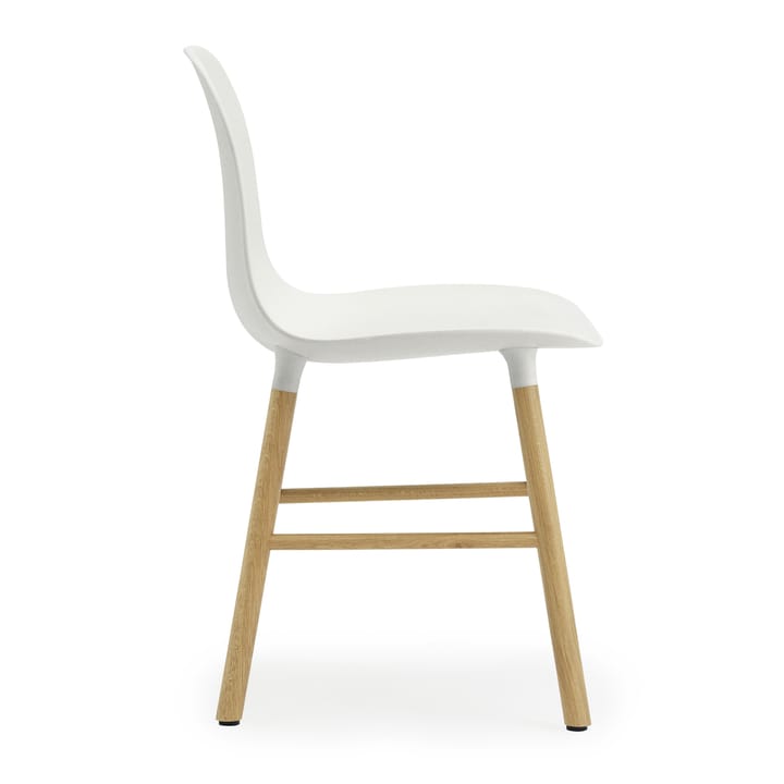 Silla con patas de roble Form Chair pack de 2 unidades - blanco-roble - Normann Copenhagen