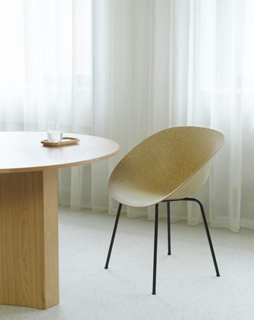 Silla con reposabrazos Mat Armchair - Hemp-black steel - Normann Copenhagen