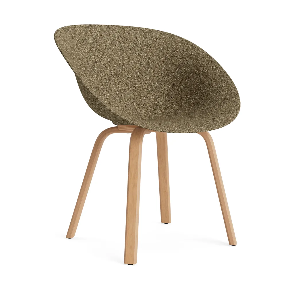 Silla con reposabrazos Mat Armchair, Seaweed-haya Normann Copenhagen