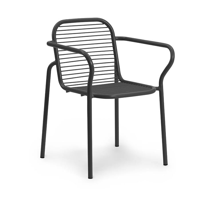Silla con reposabrazos Vig - Black - Normann Copenhagen