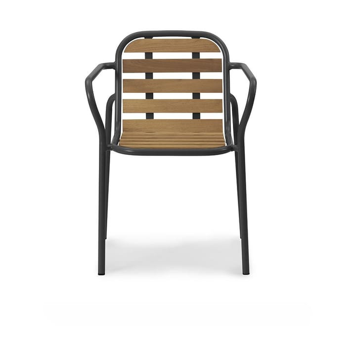 Silla con reposabrazos Vig Robinia, Black Normann Copenhagen