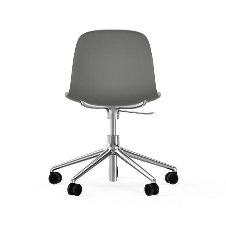 Silla de oficina Form chair swivel 5W, Gris, aluminio, ruedas Normann Copenhagen