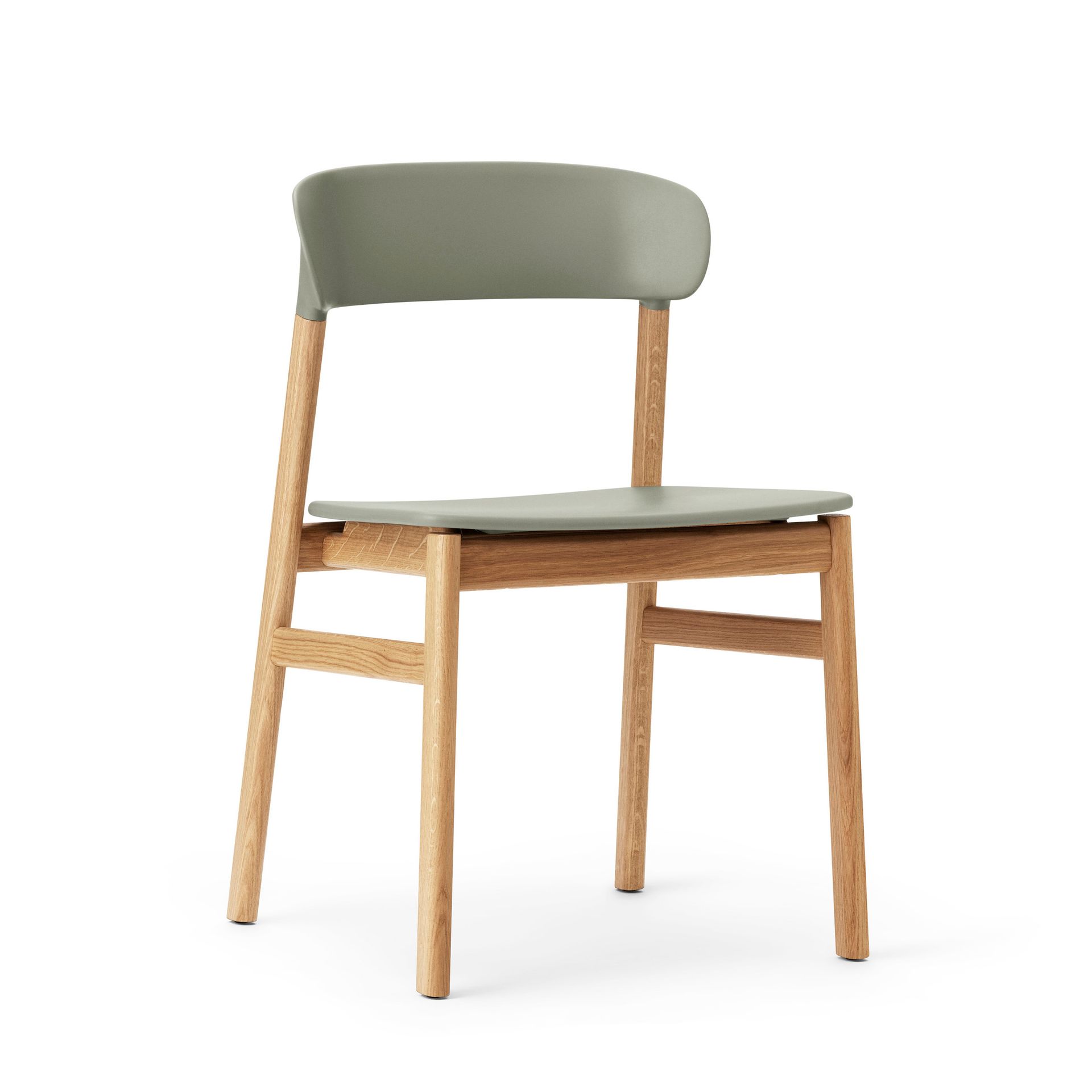 Silla de roble Herit, dusty green (verde) Normann Copenhagen