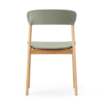 Silla de roble Herit - dusty green (verde) - Normann Copenhagen