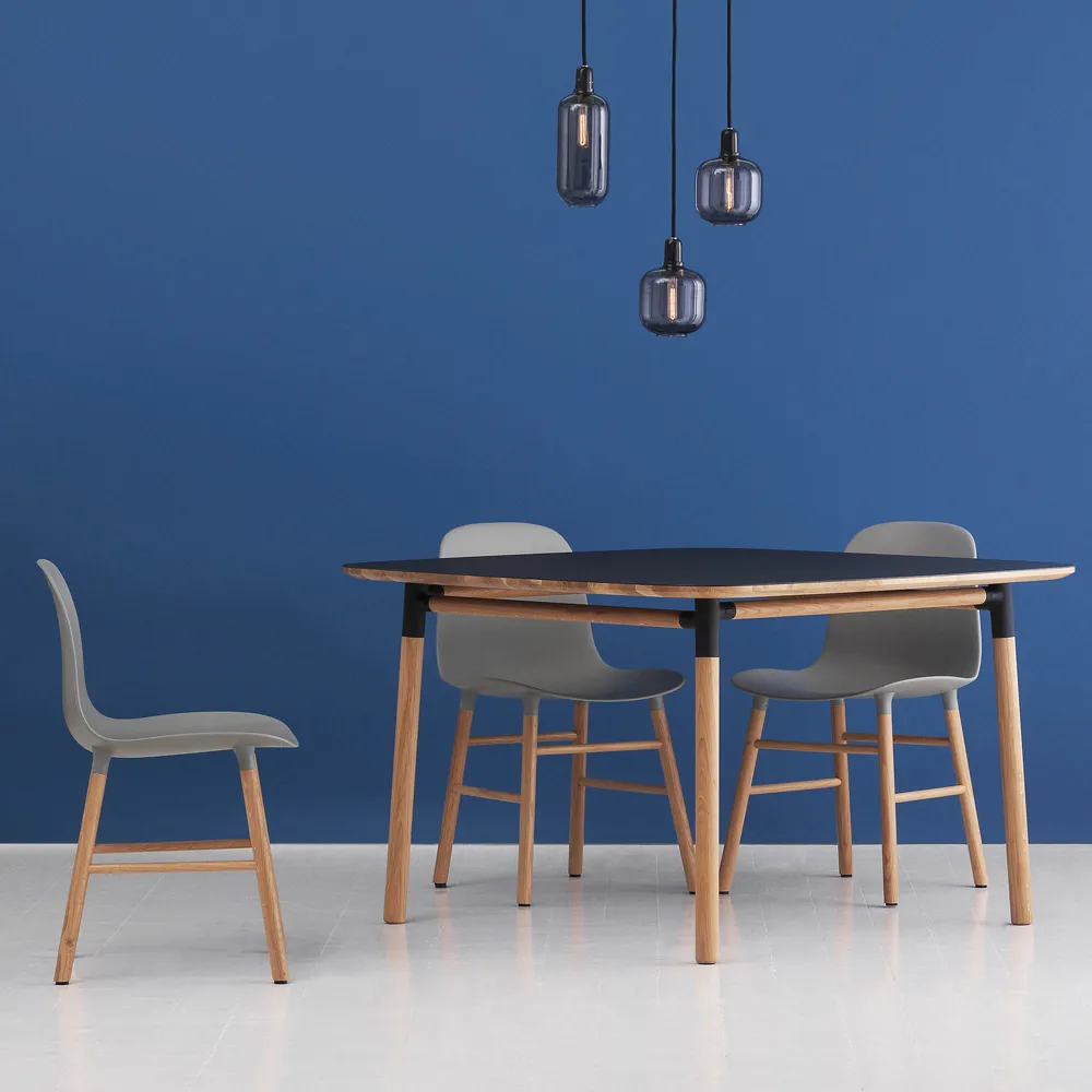 Silla Form, Green, patas de roble Normann Copenhagen