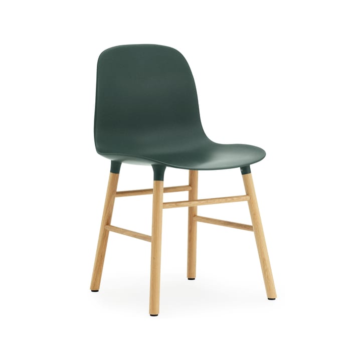 Silla Form - Green, patas de roble - Normann Copenhagen