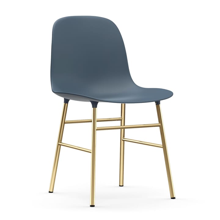 Silla Form patas latón - azul - Normann Copenhagen