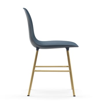 Silla Form patas latón - azul - Normann Copenhagen
