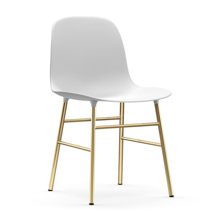 Silla Form patas latón - blanco - Normann Copenhagen