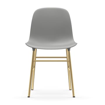 Silla Form patas latón - gris - Normann Copenhagen