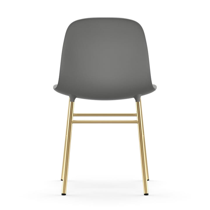 Silla Form patas latón, gris Normann Copenhagen